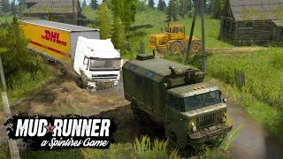 КТО СМОЖЕТ ВЫТАЩИТЬ ГРУЖЕНУЮ ФУРУ? - SPINTIRES: MUDRUNNER