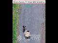 Drone Saves 77-Year-Old Grandma #shorts