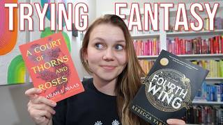 Non-Fantasy Reader Tries the Most Popular Romantasy Books for the First Time! Spoilery Reading Vlog