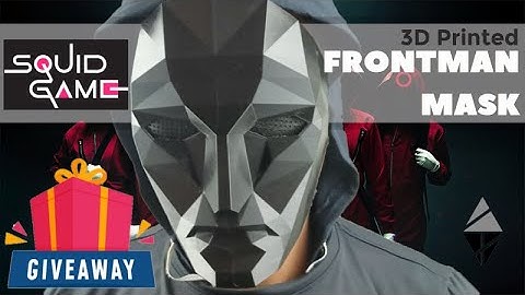 FRONTMAN Mask GIVEAWAY | Squid Games | 3D PRINTED | Re3define GIVEAWAY.