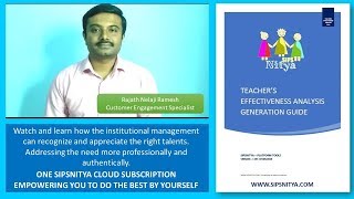 Teachers Effectiveness Analysis | SIPSNITYA