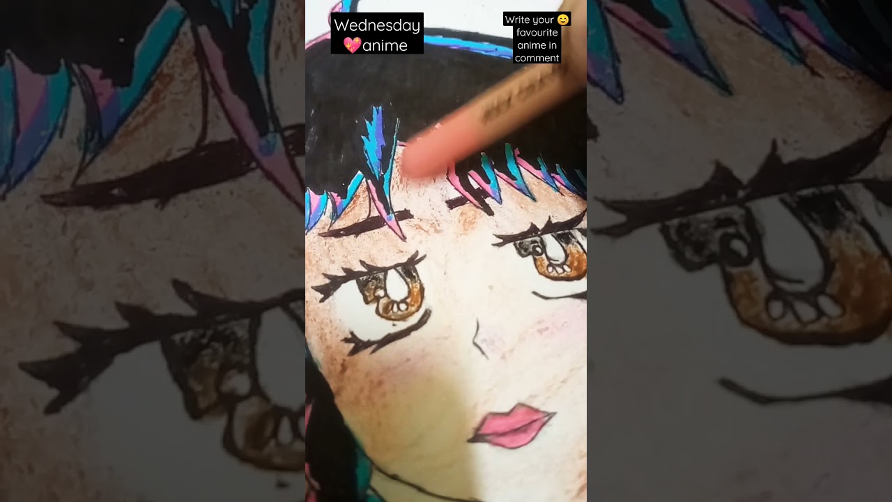 Wednesday anime [] #short #ytshorts #trending #viral #anime #cute [] #Devil art's