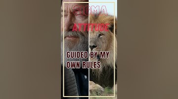 Sigma Lifestyle: Carving Your Own Path to Greatness" /  Embracing the Power of Sigma Attitude