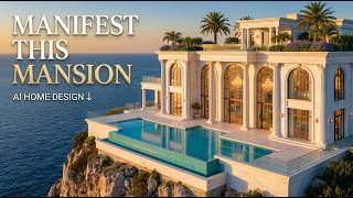 Manifest This $500M White Ocean Palace ✨ Design Your AI Dream Home in Real Life ↓