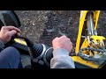 Как я копал котлован для фундамента на JCB 3CX. Видео про трактор экскаватор погрузчик.