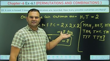 Class 11, Ex-6.1 Q5 (Permutation and Combination) New NCERT Syllabus, CBSE New Math Class 11