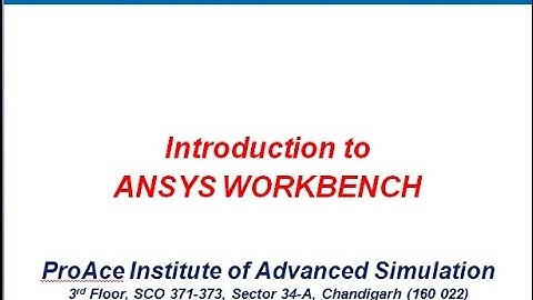 Ansys Workbench Details