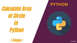 How to Calculate the Area of a Circle in Python | Python Math for Beginners