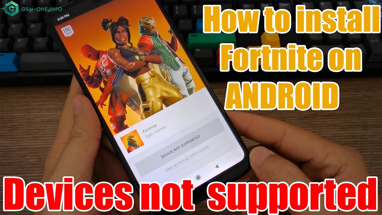 Fortnite mobile problem: the epic games app say device not supported :  r/FortNiteMobile