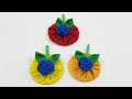 Diy fabric roses | How to make handmade fabric flowers easy and beautiful