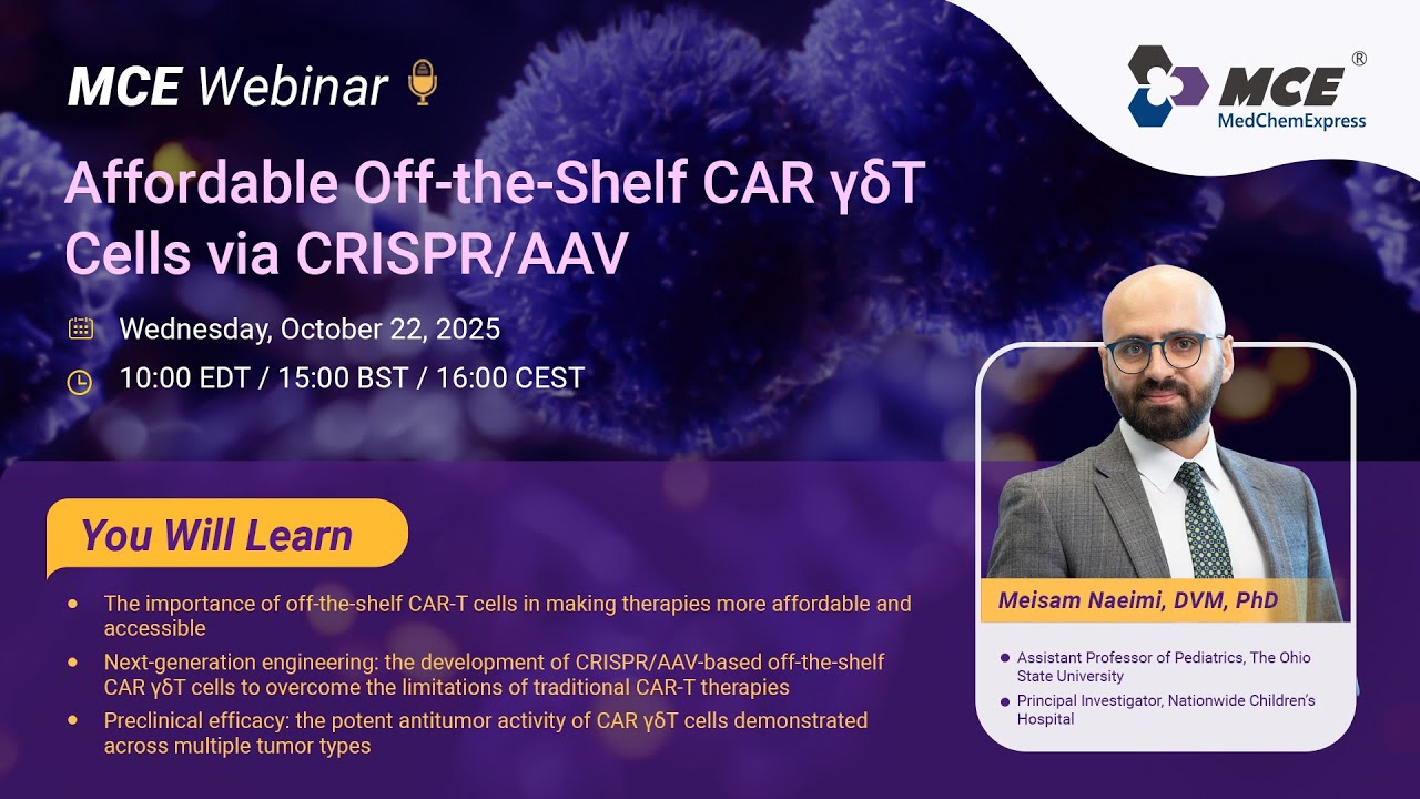 Cell Therapy: Off-the-Shelf CAR γδT Cells Generated Using CRISPR/AAV