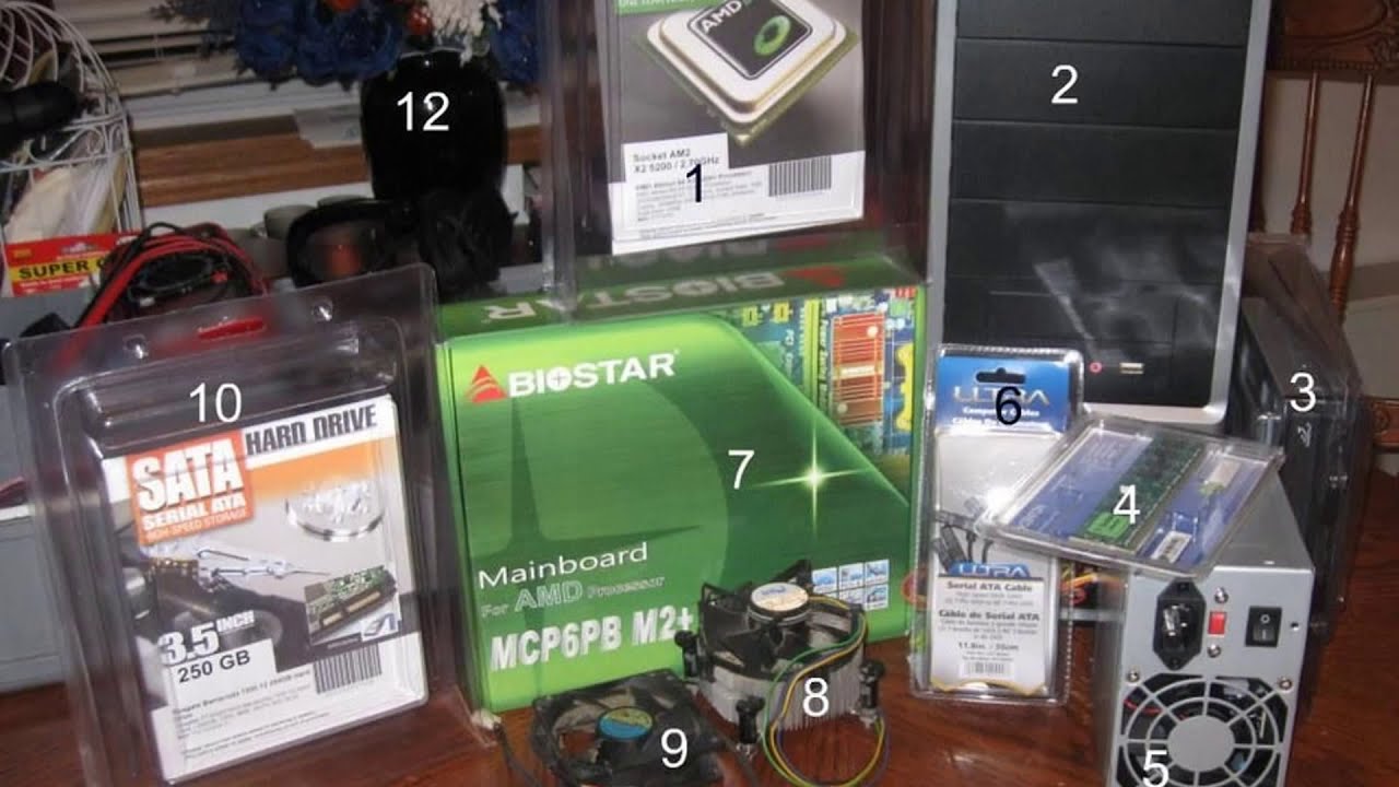 How to Assembled Basic Desktop Computer - YouTube