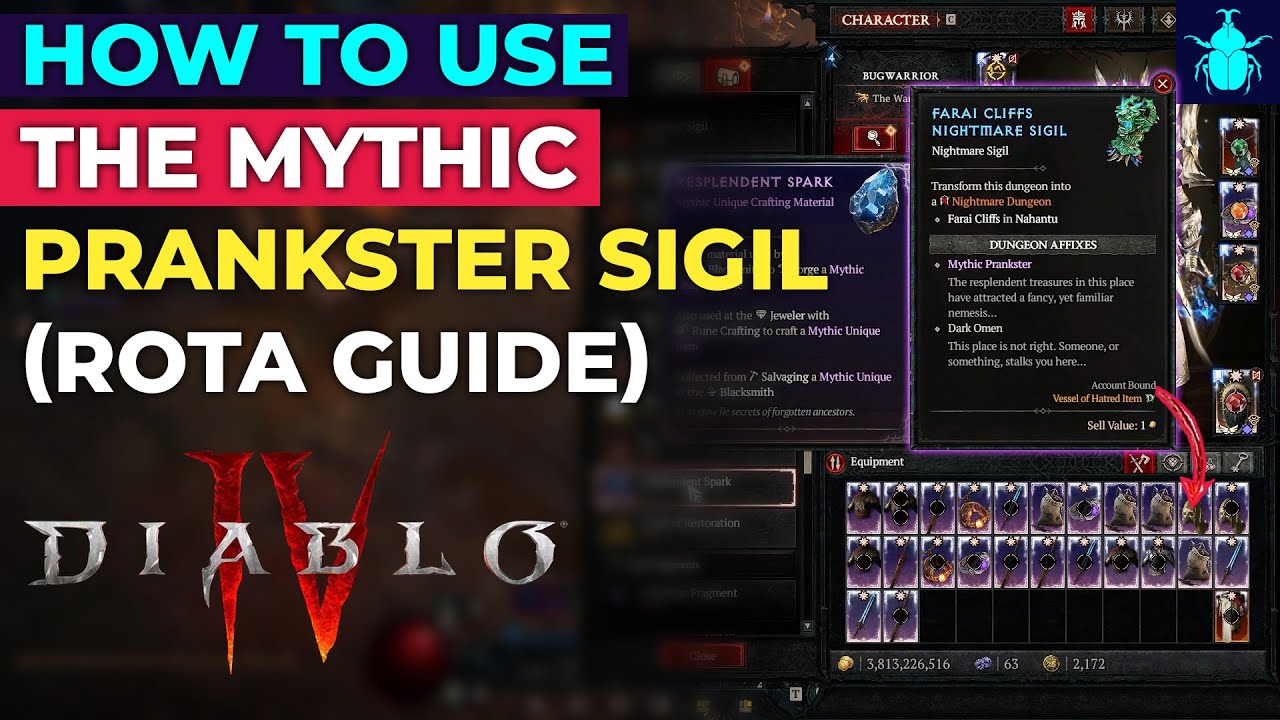 Diablo 4: Как использовать мифический символ "Шутник" (Руководство по ROTA)