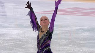 Елена Костылева. Девушки. Произвольная программа. Финал Гран-при России по фигурному катанию среди ю