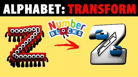Numberblocks Snake Alphabet Lore Transform (A-Z)