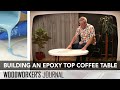 Making a Groovy Epoxy Resin Table