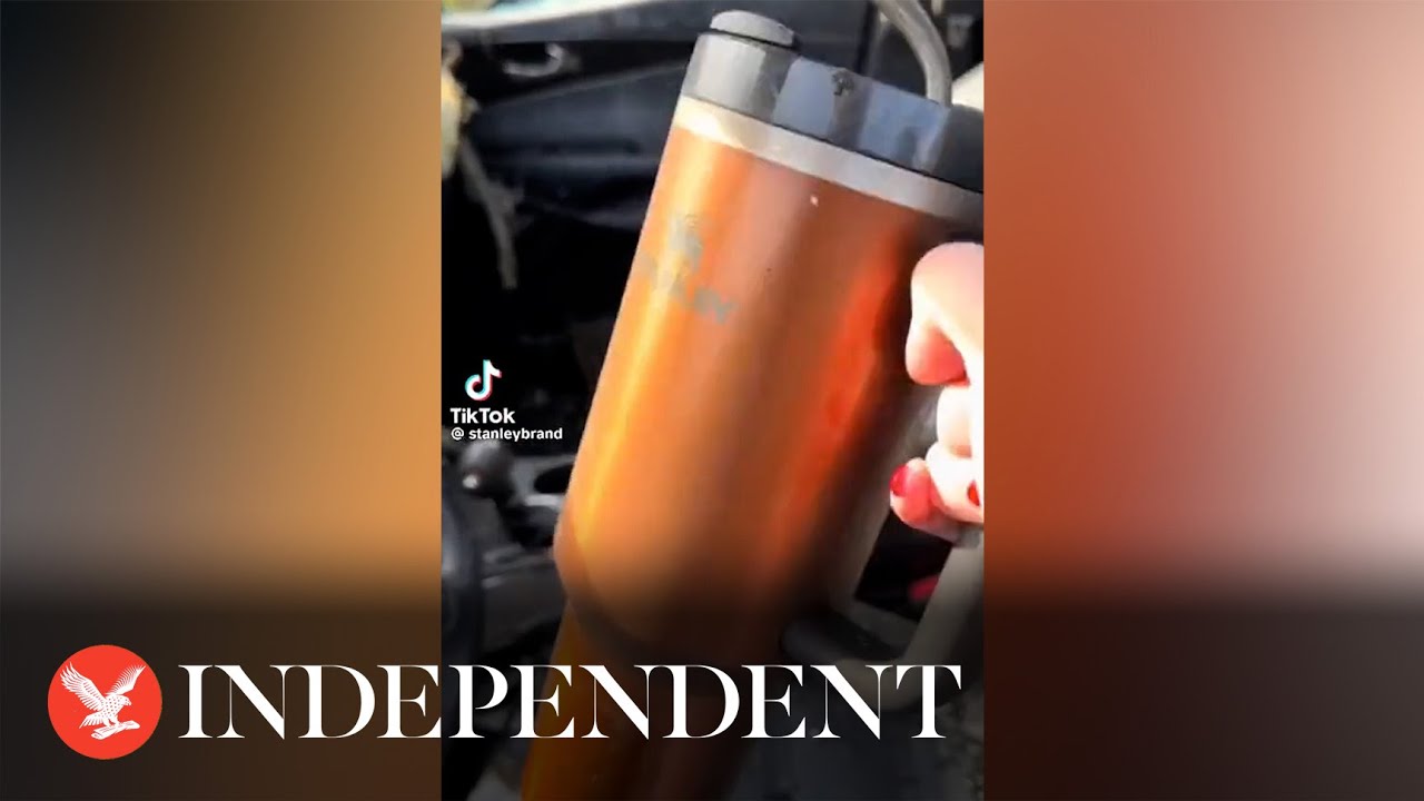 Viral TikTok video lands user a new car after her Stanley tumbler  withstands fire