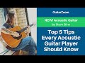 Top 5 Tips Every Acoustic Guitar Player Should Know | Acoustic Guitar Workshop - Part 1