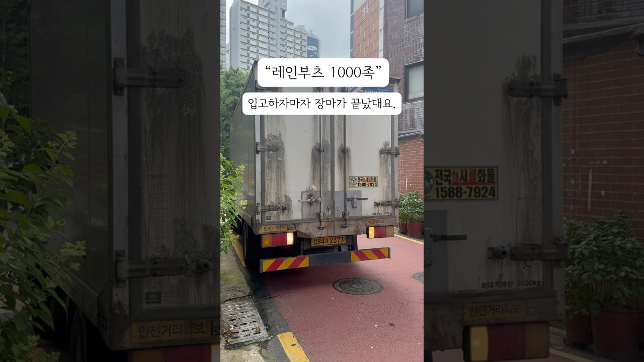 Ep.1 | 장마 끝나자 쏟아진 1000족 부츠 