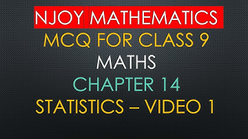 MCQ  for class 9  statistics chapter 14 video 1/with solution and step explained/NCERT/