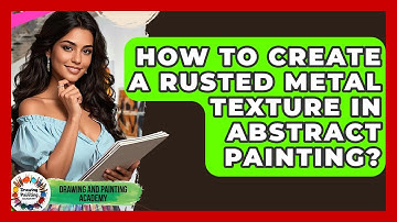 How To Create A Rusted Metal Texture In Abstract Painting? - Drawing and Painting Academy