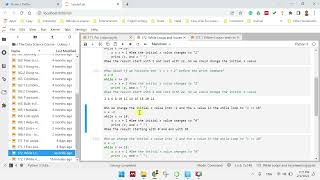 Journey to data analytics | How to code for 'while loops' and incrementing