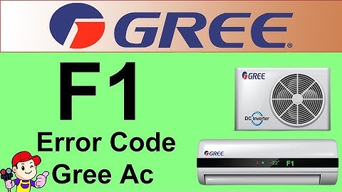 Gree Dc Inverter Air Conditioner F1 Error Code Fault And Solution || World Technicians