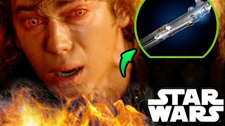 Why Anakin Tried to Reach His Lightsaber While Burning (Not Why You Think)  Star Wars Explained