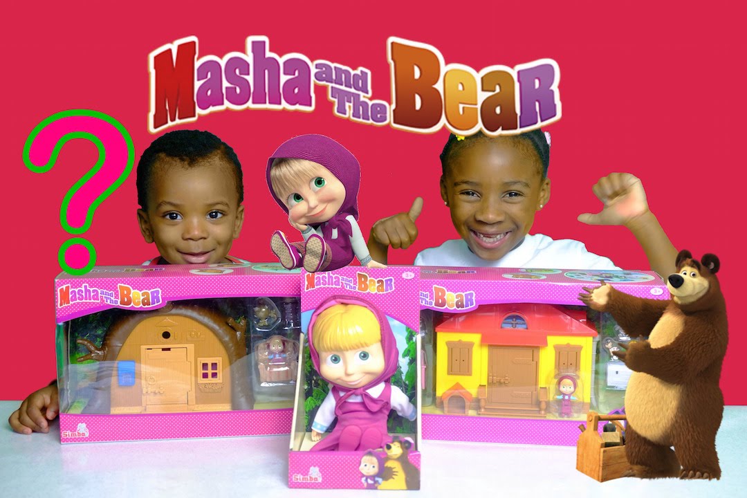 Masha And The Bear Playsets Unboxing Review Youtube 
