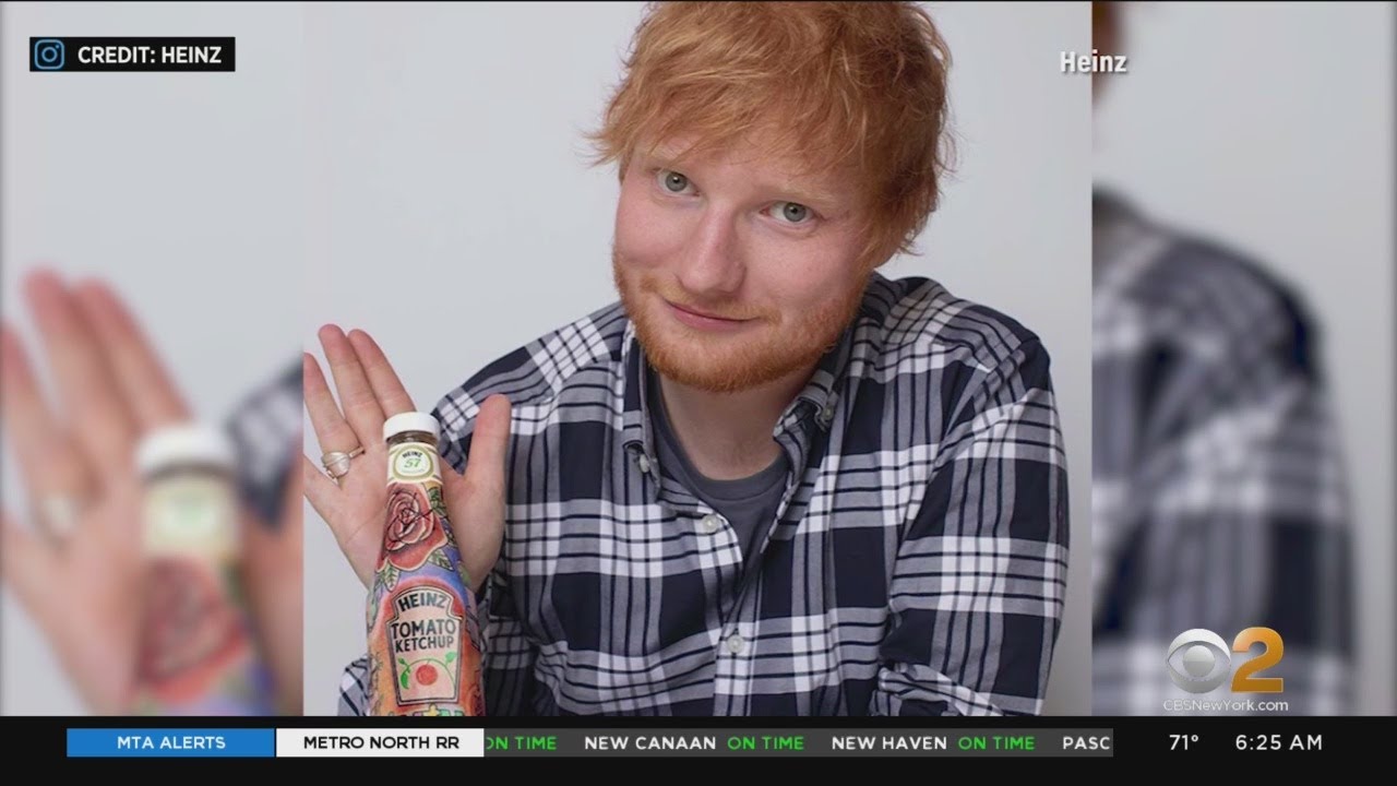Ed Sheeran, Heinz Team Up To Raise Money For Charity 