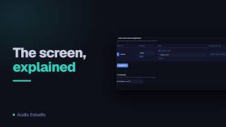 Details Audio Estudio — Everything on the screen, explained Guide
