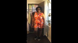 Plus Size Victoria Beckham For Target Retro Print Romper by Curvatude 146 views 6 years ago 2 minutes, 54 seconds