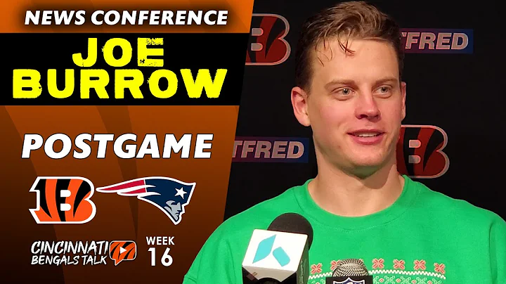 Joe Burrow on Cincinnati Bengals' Win Over New Eng...