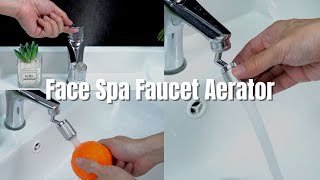 Upgrade Your Skincare Routine With Hibbent Face Spa Faucet Aerator