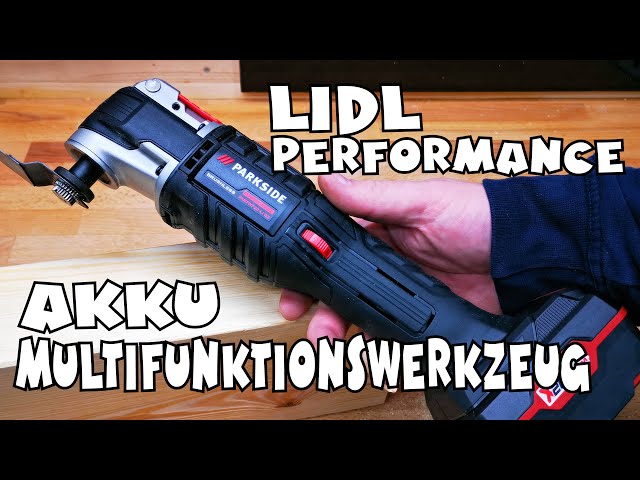 Lidl - PARKSIDE PERFORMANCE Akku-Multifunktionswerkzeug PAMFWP 20 Li B2 -  YouTube