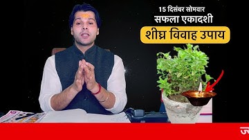 कल 15 दिसंबर सफल एकादशी करें शीघ्र विवाह का चमत्कारी उपाय जल्दी होगी शादी।jaldi shadi ka upay