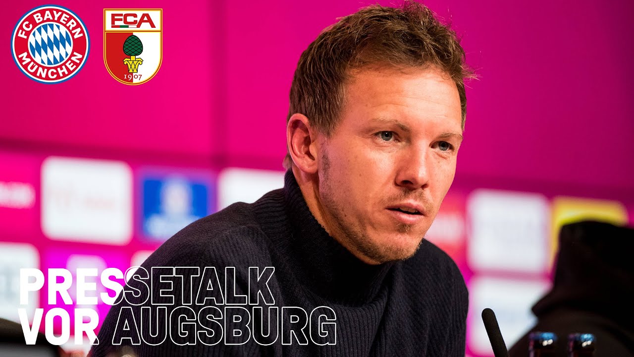 Pressekonferenz mit Julian Nagelsmann vor FC Bayern - FC Augsburg