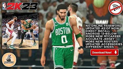 2K23 Updated Roster Offline | No F1VM | HD Graphics | Gameplay | Heat vs Celtics 2K23