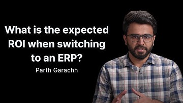 What is the expected ROI when switching to an ERP?