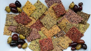 DIY Whole Grain Crackers: The Art of Combining Flours