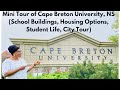 Une visite de luniversit du capbreton nouvellecosse cbu  btiments scolaires options de logement vie tudiante