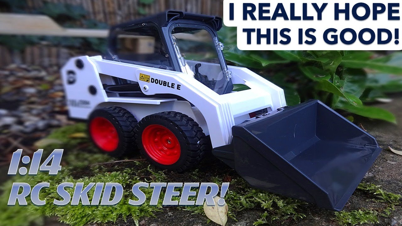 Бюджетный мини-погрузчик Bobcat с дистанционным управлением от Double E E594