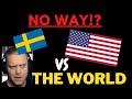 A swede reacts to: The United States USA vs The World (Who Would Win  Military/Army Comparison)