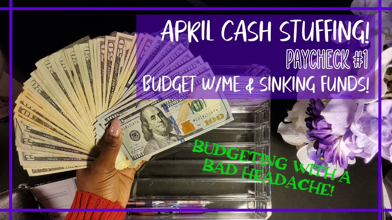 April 2021 | Paycheck #1 | $1889 Cash Stuffing | A Fluent Life