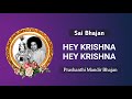 Hey krishna hey krishna  sai bhajan