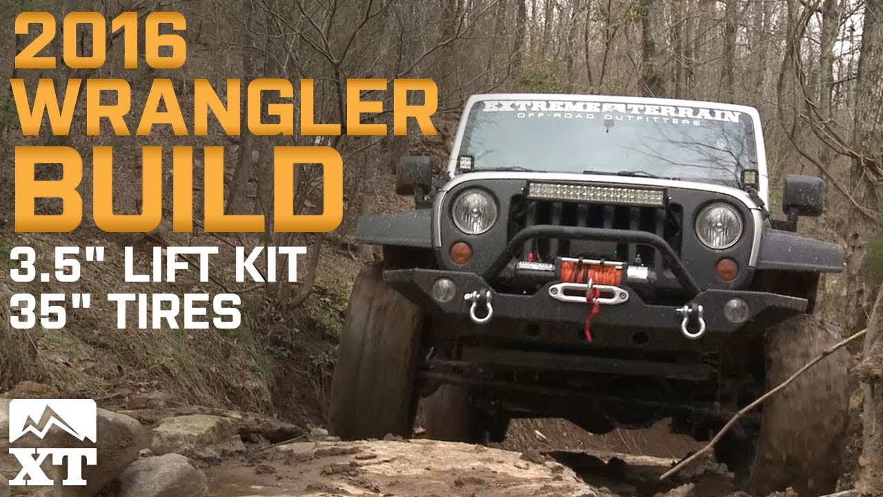 Jeep Wrangler (2007-2017 JK) Overhaul: 35" MT Tires, Teraflex 3" Lift