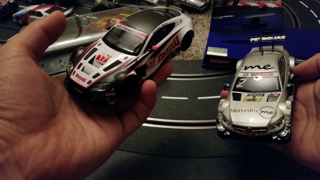 Difference between Scalextric and Carrera - YouTube