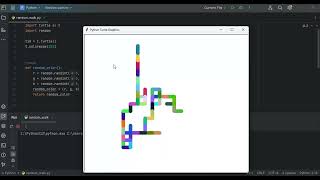 Random Walk in Python Turtle GUI Profile