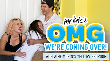 Adelaine Morin's Hello Yellow Bedroom Makeover | OMG We're Coming Over | Mr. Kate