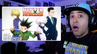 First Time Reacting to Hunter x Hunter Endings (1-6) | New Anime Fan